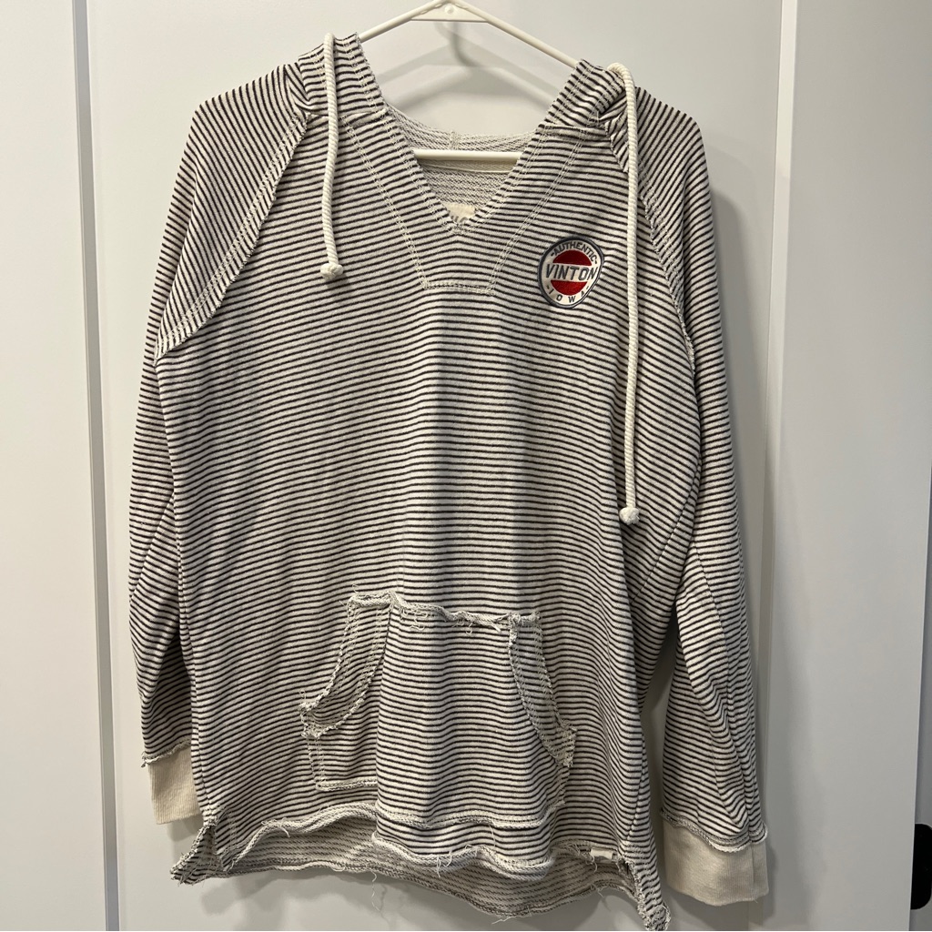 Blue 84 Brand Striped Sweatshirt  Large